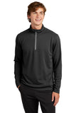 Sport-Tek® Sport-Wick® Textured 1/4-Zip Pullover.  ST860