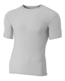 A4 SHORT SLEEVE COMPRESSION CREW - Team360sports.com