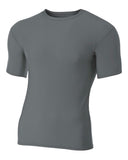 A4 SHORT SLEEVE COMPRESSION CREW - Team360sports.com