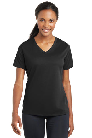 Sport-Tek® Ladies PosiCharge® RacerMesh® V-Neck Tee. LST340