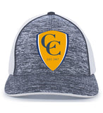C & C AGGRESSIVE HEATHER TRUCKER FLEXFIT® CAP