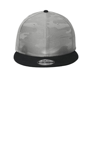 Gorra New Era ® camuflada de visera plana con cierre trasero ajustable NE407