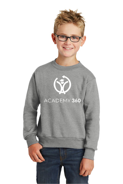 Academy- 360Youth Heavy Blend™ Crewneck Sweatshirt.  18000B