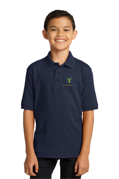 Academy-360 Youth Core Blend Jersey Knit Polo. KP55Y