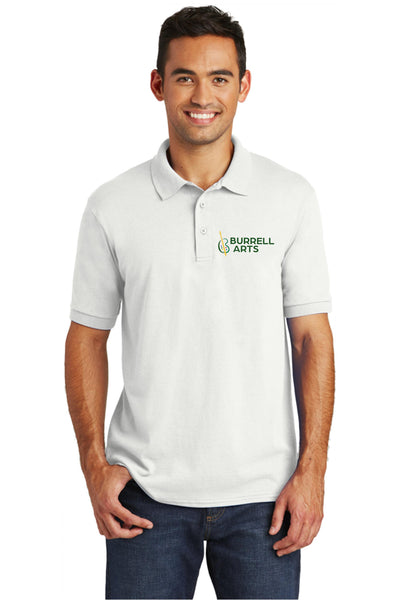 Burrell Arts Adult Core Blend Jersey Knit Polo