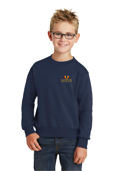 Lotus- 2026 Heavy Blend™ Crewneck Sweatshirt. (Middle School)