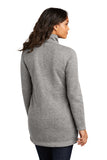 Port Authority® Ladies Arc Sweater Fleece Long Jacket L425