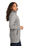 Port Authority® Ladies Arc Sweater Fleece Long Jacket L425