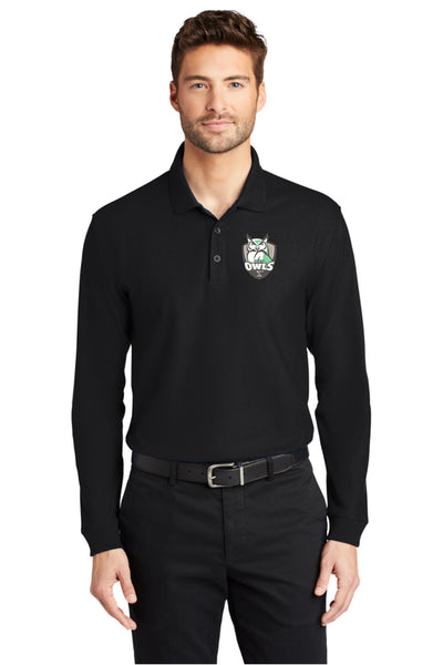 DSST Aurora Owls Long Sleeve Polo.