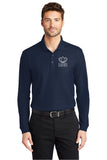 Lotus School Long Sleeve Adult Pique Polo. K100LS (Middle School)