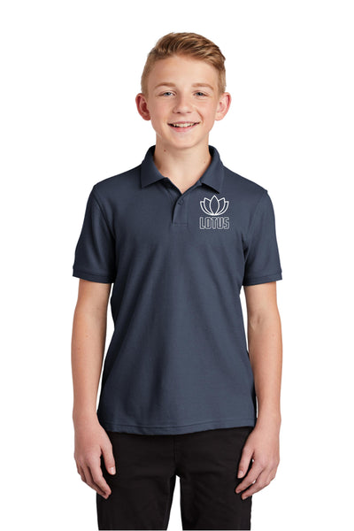 Lotus School Youth / Adult Pique Polo. K100 (Middle School)