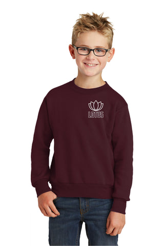 Lotus - Youth Heavy Blend™ Crewneck Sweatshirt.  18000B (K-5th Grade)