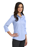 Red House®  Ladies 3/4-Sleeve Nailhead Non-Iron Shirt. RH690