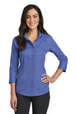 Red House®  Ladies 3/4-Sleeve Nailhead Non-Iron Shirt. RH690