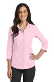 Red House®  Ladies 3/4-Sleeve Nailhead Non-Iron Shirt. RH690