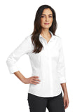 Red House®  Ladies 3/4-Sleeve Nailhead Non-Iron Shirt. RH690