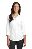 Red House®  Ladies 3/4-Sleeve Nailhead Non-Iron Shirt. RH690