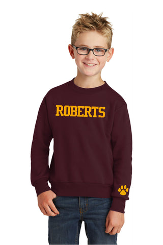 Roberts - Youth Heavy Blend™ Crewneck Sweatshirt.  18000B
