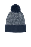 Gorro con pompón Halftime de brezo Sport-Tek® STC68