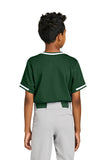 Camiseta de béisbol de malla resistente con cuello en V Sport-Tek® para jóvenes YST221