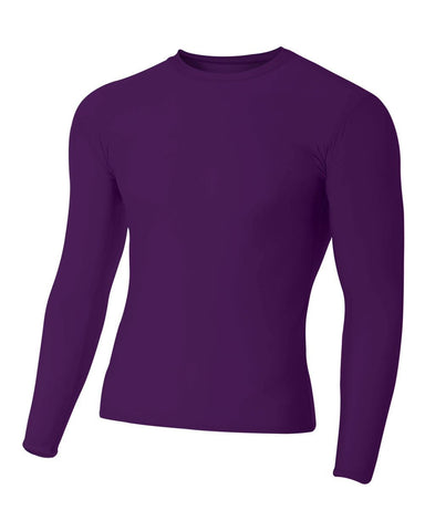 A4 LONG SLEEVE COMPRESSION CREW - Team360sports.com