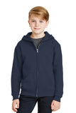 JERZEES® - Youth NuBlend® Full-Zip Hooded Sweatshirt.  993B