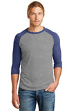 Alternative Dugout 3/4-Sleeve Vintage 50/50 Tee. AA5057