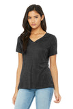 BELLA+CANVAS ® Women's Relaxed Jersey Short Sleeve V-Neck Tee. BC6405