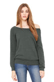 BELLA+CANVAS ® Women's Sponge Fleece Wide-Neck Sweatshirt. BC7501