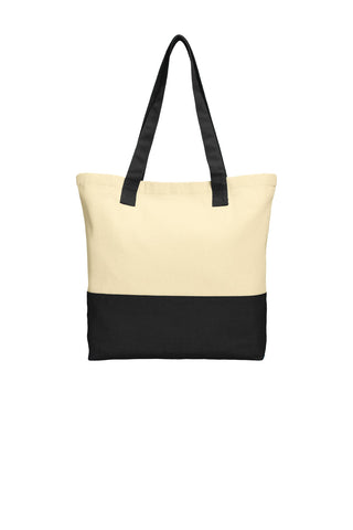 Port Authority® Colorblock Cotton Tote. BG414