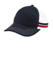 Port Authority ® Two-Stripe Snapback Trucker Cap. C113