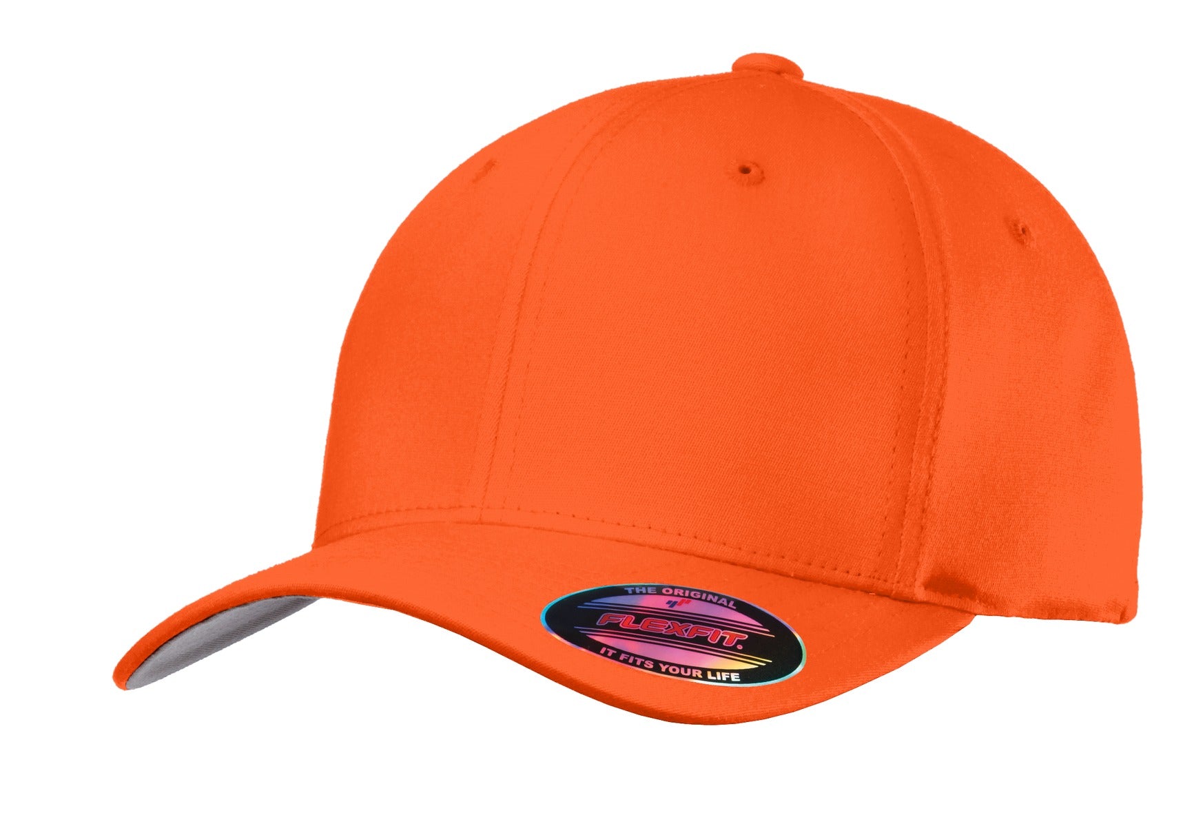 Port Authority Flexfit Cap (C865) – Khaki, Structured Mid-Profile Hat, Stretch Fit For Comfort