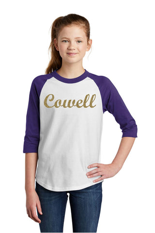 Cowell Baseball T- Glitter Print