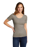 District® Women's V.I.T.™Rib Scoop Neck Tee DT6020