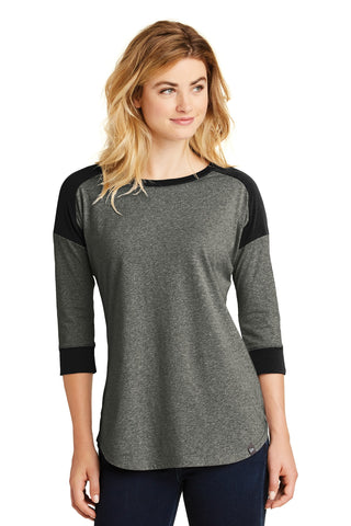 New Era ® Ladies Heritage Blend 3/4-Sleeve Baseball Raglan Tee. LNEA104