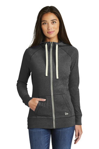New Era ® Ladies Sueded Cotton Blend Full-Zip Hoodie. LNEA122