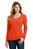 Port & Company® Ladies Long Sleeve Fan Favorite V-Neck Tee. LPC450VLS