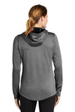 Sport-Tek ® Ladies PosiCharge ® Sport-Wick ® Heather Fleece Hooded Pullover. LST264