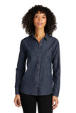 Port Authority® Ladies Long Sleeve Perfect Denim Shirt LW676