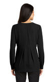 Port Authority® Ladies Long Sleeve Button-Front Blouse. LW700