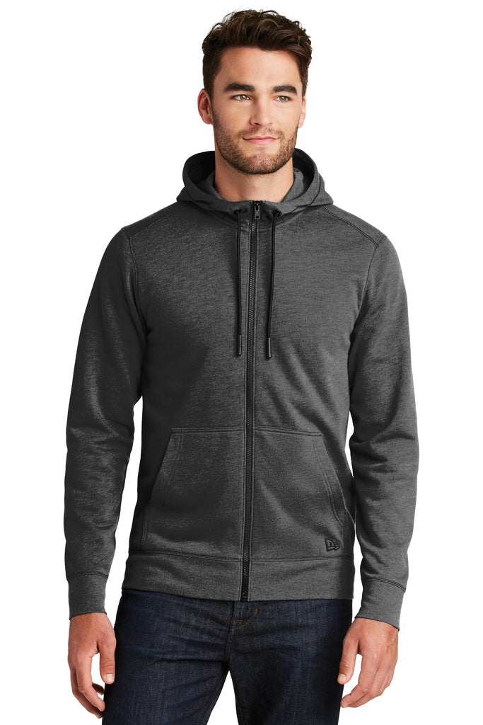 New Era Tri Blend Fleece Full Zip HoodieNEA511 Team360sports