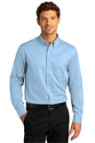 Port Authority® Long Sleeve SuperPro React™ Twill Shirt. W808