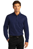 Port Authority® Long Sleeve SuperPro React™ Twill Shirt. W808