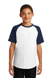Sport-Tek® Youth Short Sleeve Colorblock Raglan Jersey. YT201